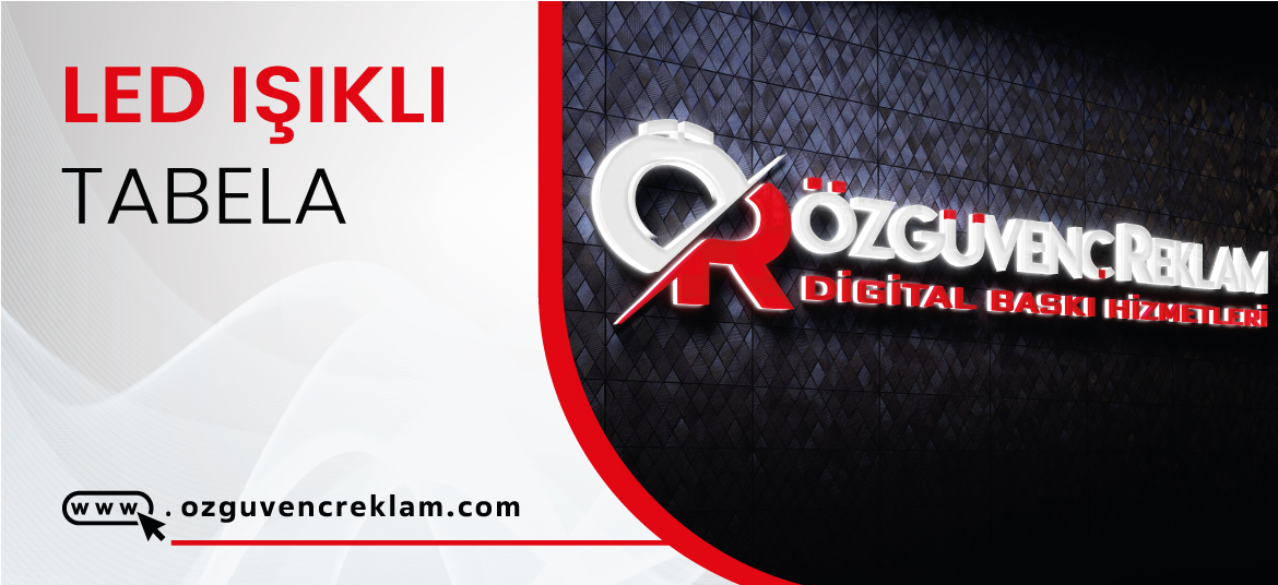 Led Işıklı Tabela